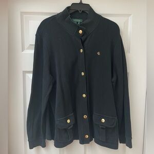 Lauren Ralph Lauren snap button sweater women’s size 2XL